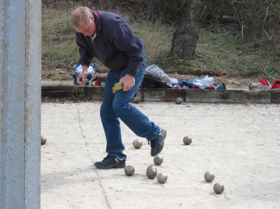 Slalom entre les boules