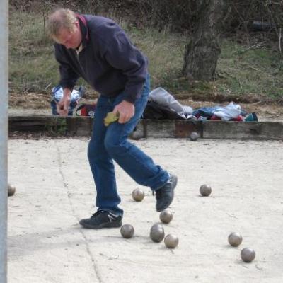 Slalom entre les boules